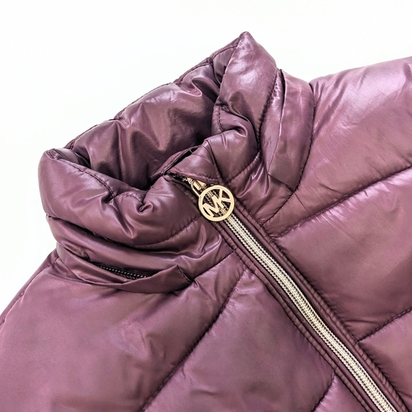 MICHAEL Michael Kors Girl’s Faux Shearling Puffer - Picture 3 of 10